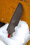 Ексклюзивний ніж ручної роботи з мозаїчного дамаська «Переможний #1», 3 000 шарів металу/60 HRC., фото 8