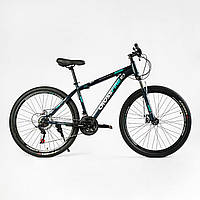Велосипед Спортивний CORSO 27.5`` дюймів "Crossfire" CR-27115 Темно-синій