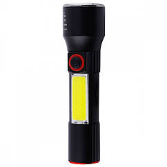 Ручний LED ліхтар BL-508-P50 з акумулятором та USB виходом для зарядки смартфона