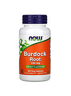 Now Foods, Burdock Root, корінь лопуха, 430 мг, 100 рослинних капсул