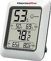 Термогигрометр цифровой ThermoPro TP-50 (-50°C до +70°C; 10% до 99%) с магнитом