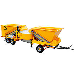 Мобільний бетонний завод на колісному ходу Fibo Intercon M2200