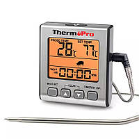 Термометр для мяса ThermoPro TP-16S (-10°C до 300°C) с металлическим щупом, таймером, магнитом и подсветкой