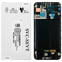 Дисплей (екран) Samsung Galaxy A50 2019 A505F з тачскріном (оригінал 100% Service Pack з рамкою)