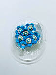 Набір "Квітка з перлиною", блакитний., фото 2