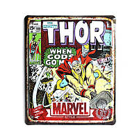 Металлическая табличка «Marvel. Thor»