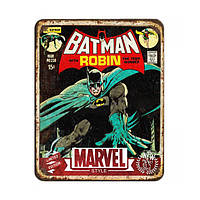 Металлическая табличка «Batman»