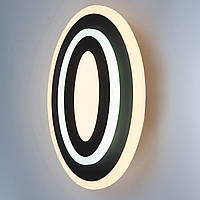 Светильник светодиодный настенный, LED бра Sunlight черный 3271WHT