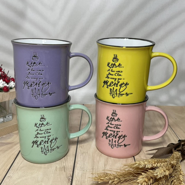 Керамічний кухоль Helios Українська Кава 335 мл (2646), фото 1