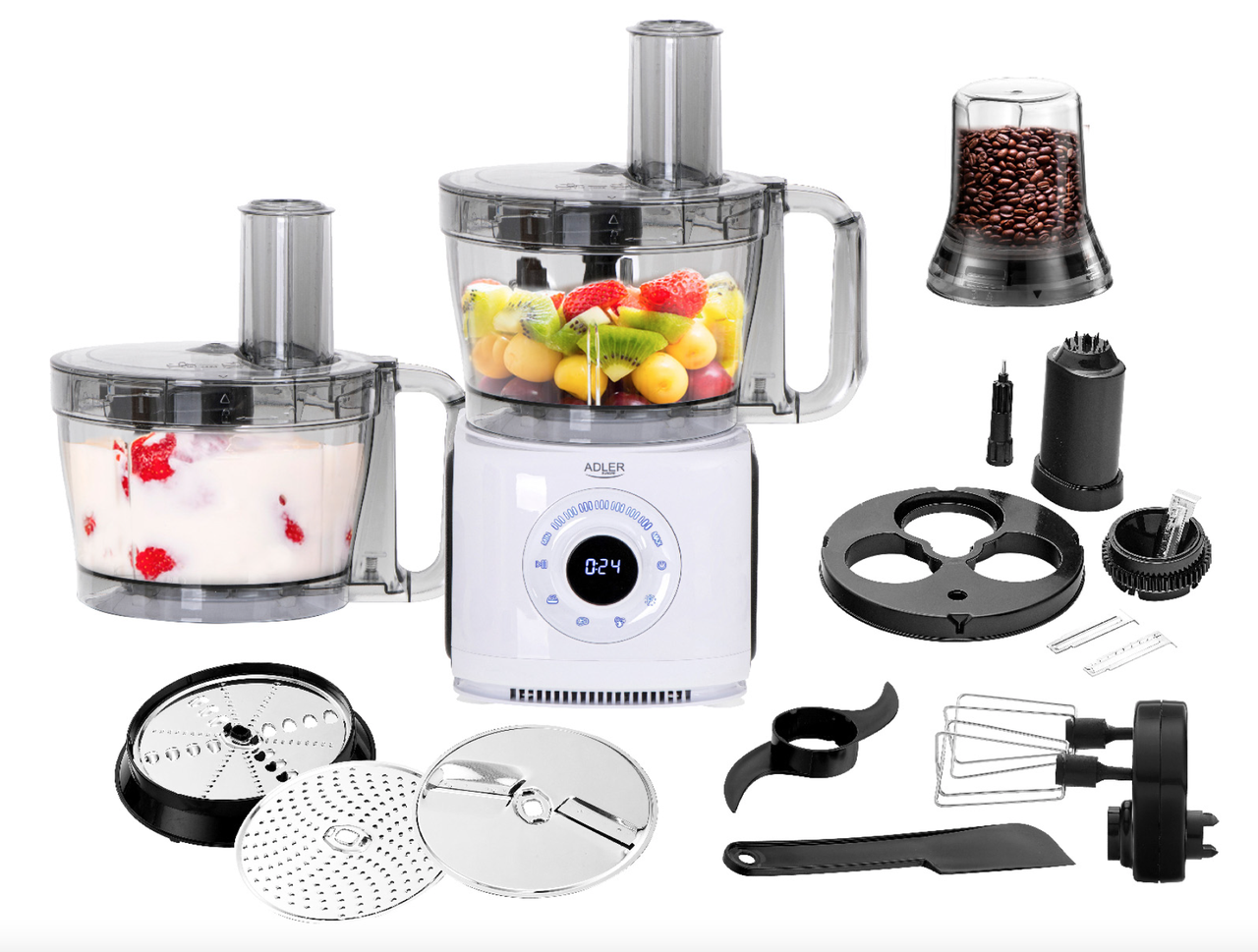 Кухонний комбайн Adler AD 4224 LCD 12в1, фото 1