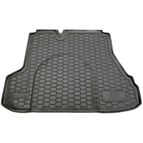 Килимок в багажник для Kia Cerato I (>2008) (седан) гумовий (AVTO-Gumm) автогум, фото 1