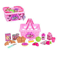 Минни маус корзинка для покупок с аксессуарами Minnie Bow-Tique Bowtastic Shopping Basket