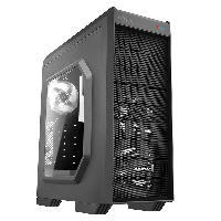 Корпус GameMax Luxury Black, без БЖ, Miditower, ATX/Mini-ITX/microATX, 1хUSB 3.0, 2хUSB 2.0, 3x120 м