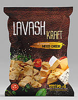 LAVASH KRAFT зі смаком мікс сирів 90г ( 23 шт/пак)