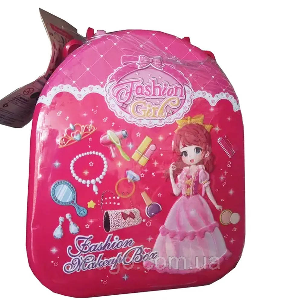 Детский игровой набор Fashion Girl + Подарок Плед детский светящийся / Детское трюмо в чемоданчике - фото 4 - id-p2081585751