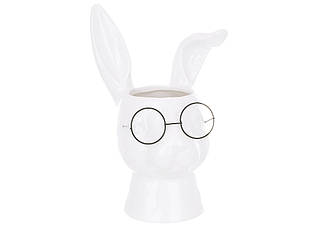 Ваза керамічна Кролик, 31см, колір білий 733-585