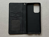 Samsung Galaxy A33 5G чехол-книжка чёрный, качественная искусственная кожа, слоты для кредитных карт