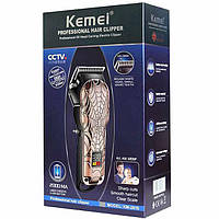 Машинка для стрижки волосся та бороди акумуляторна бездротова Kemei LFJ KM-2616 (24)