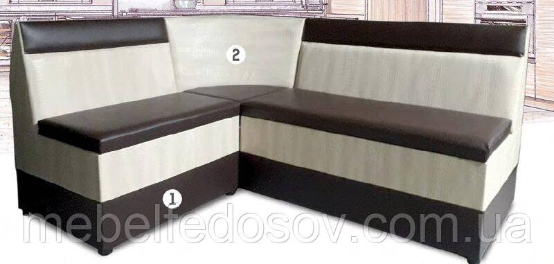 Кухонний кут Економ не розкладний (FM/ФМ) 1700х1300х610 h820 (2кат), фото 1