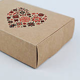 Коробки для упаковки подарунків 175*115*45 мм Подарункові коробки під патріотичні сувеніри "Вишиванка", фото 2