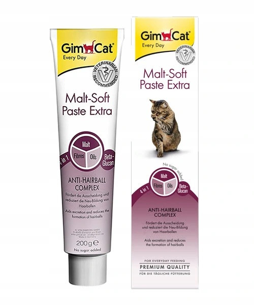 Паста для виведення шерсті GimCat Malt-Soft Paste Extra 200 г