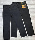 Чоловічі темно-сірі джинси із середньою посадкою в 40 розмірі, фото 2