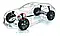Автобафери силіконові на передні пружини Toyota Yaris II 2005-2010 (проставки, подушки пружини), фото 4