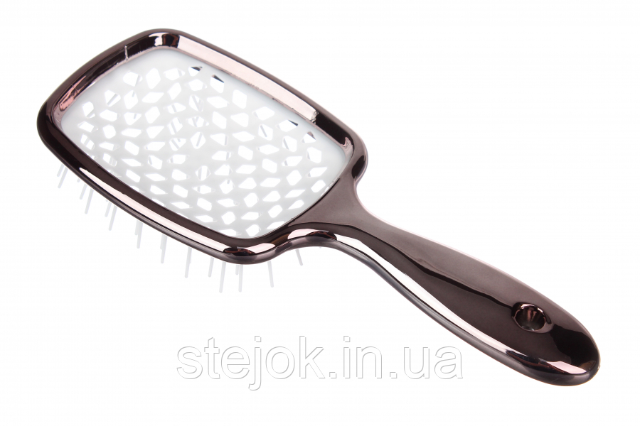 Гребінець для волосся Superbrush: цвет коричневый (21,5х8,5см)