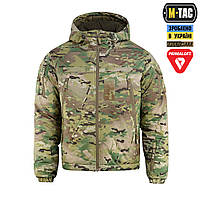 M-Tac мужская зимняя тактическая куртка мультикам теплая военная куртка с капюшоном Alpha GEN.IV Pro Primaloft M/R