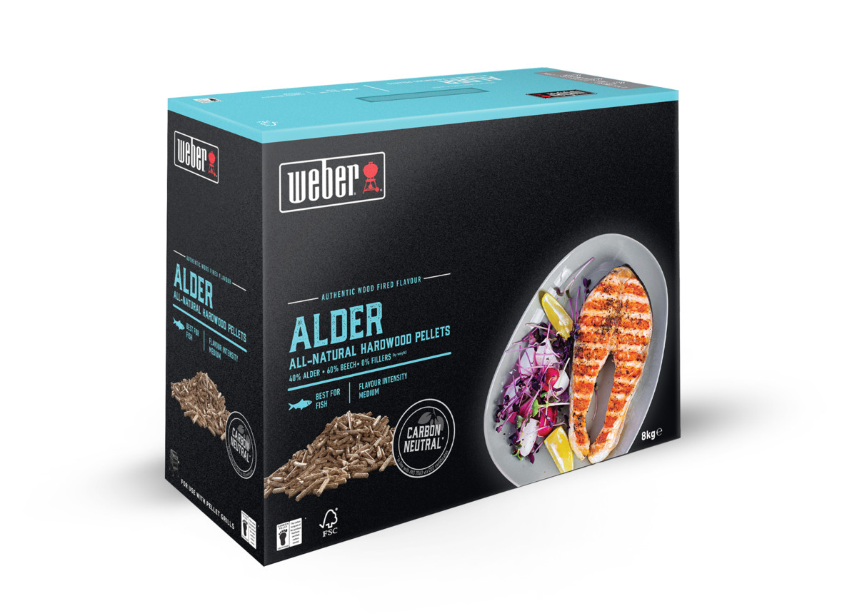 Деревні пелети Weber Alder (вільха) 8 кг