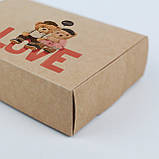 Крафт Коробка Любов 175*115*45 мм Дитяча Коробка Подарункова для дівчаток хлопчиків, фото 3