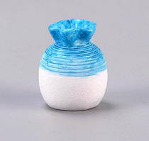 Мініатюра ваза у скандинавському стилі 3*2.5 см Блакитна