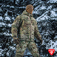 M-Tac чоловіча зимова тактична куртка мультикам тепла військова куртка з капюшоном Alpha GEN.IV Pro Primaloft