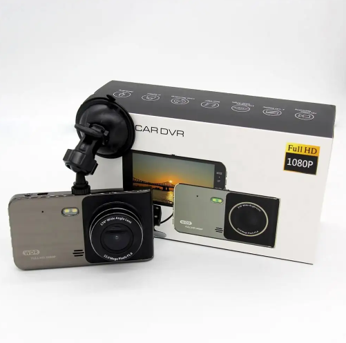 Відеореєстратор автомобільний DVR T-712TP 2 камери Full HD, фото 1