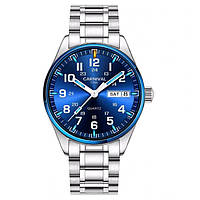 Мужские часы Carnival Millenium Синие Серебристые Shopen Чоловічий годинник Carnival Millenium Сині Сріблясті