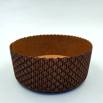 Паперова форма для випікання Панетоне (низька) на 1 кг 18х7 см - 1 шт