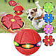 Іграшка для собак м'яч - фрізбі червоний, фото 3