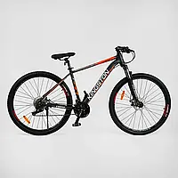 Спортивний велосипед Corso Kingston 29" рама 19" алюмінієвий, обладнання L-TWOO 27 швидкостей, зібраний на 75%