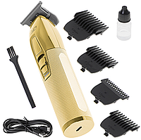 Тример для бороди 2в1 Adler AD 2836 gold Professional - USB -машинка для стрижки