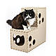 Будиночок - тунель трансформер для котиків CAT IN BOX - карамель, фото 3