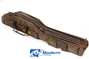 Чехол ECLIPSE 150см 3 секции 2 кармана для удилищ с катушками полужесткий