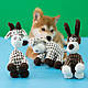 Жувальна м'яка іграшка для собак PLUSH DONKEY DOG TOY - віслюк, фото 8