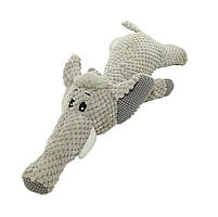 Надміцна жувальна м'яка іграшка для собак PLUSH ELEPHANT DOG TOY for HEAVY CHEWERS - слон