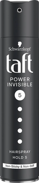 Лак Taft POWER Invisible Невидима фіксація (чорний)