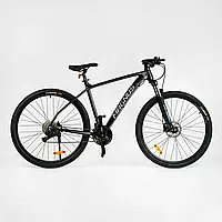 Горный алюминиевый велосипед Corso Magnus 29" рама 21" гидравлика Shimano, L-TWOO 27 скоростей, собран на 75%