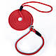 Повідець контролер DogWalking 2.5 м 7 мм червоний, фото 5