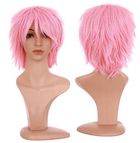 Парик рожевий для косплея VC V6, фото 1