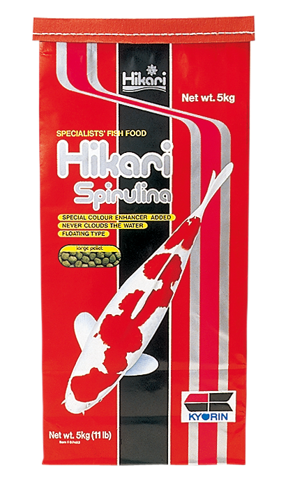 Корм для коропів Коі Hikari SPIRULINA LARGE 5кг, фото 1