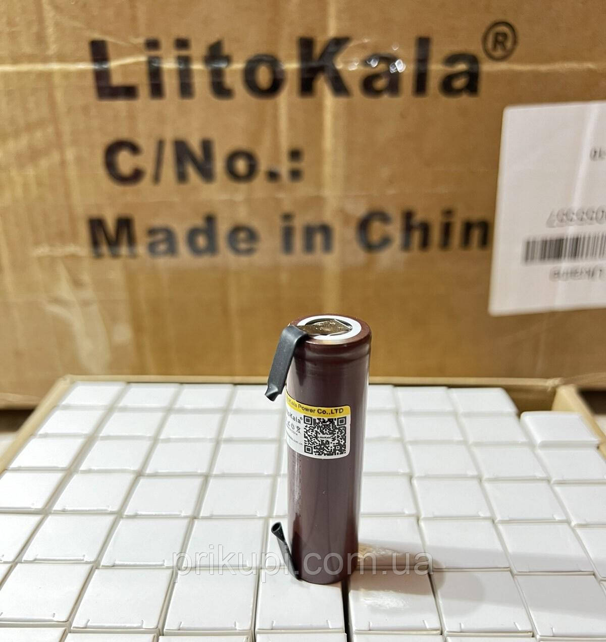 Акумулятор 18650 високотоковий під паяння для збирання LiitoKala 3,7v 18650 HG2