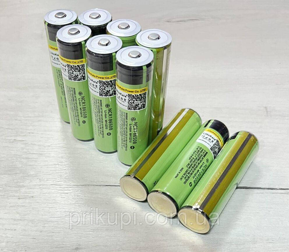 Акумулятор із ЗАХИСТОМ 18650 LiitoKala 3400 mAh АКБ NCR18650B Li-ion Оригінал (реальна ємність)